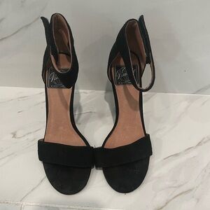 VINTAGE by Jeffery Campbell Foxtrot Suede Heels